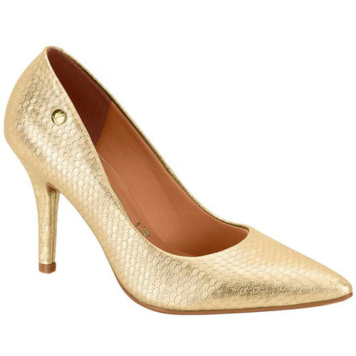 Stiletto Vizzano Tecido Metal Florenca - Taco 9 cm