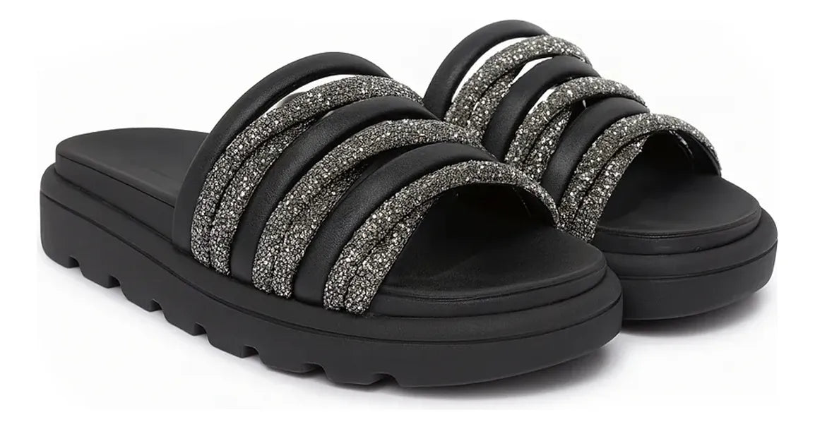 Chatas Vizzano Mujer Sandalias Confort Brillos