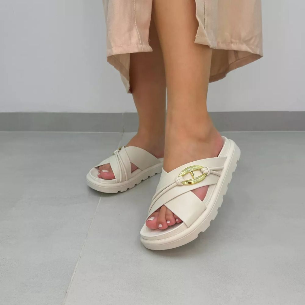 Chatas Mujer Vizzano 6510111 Fajas Anchas Cruzadas