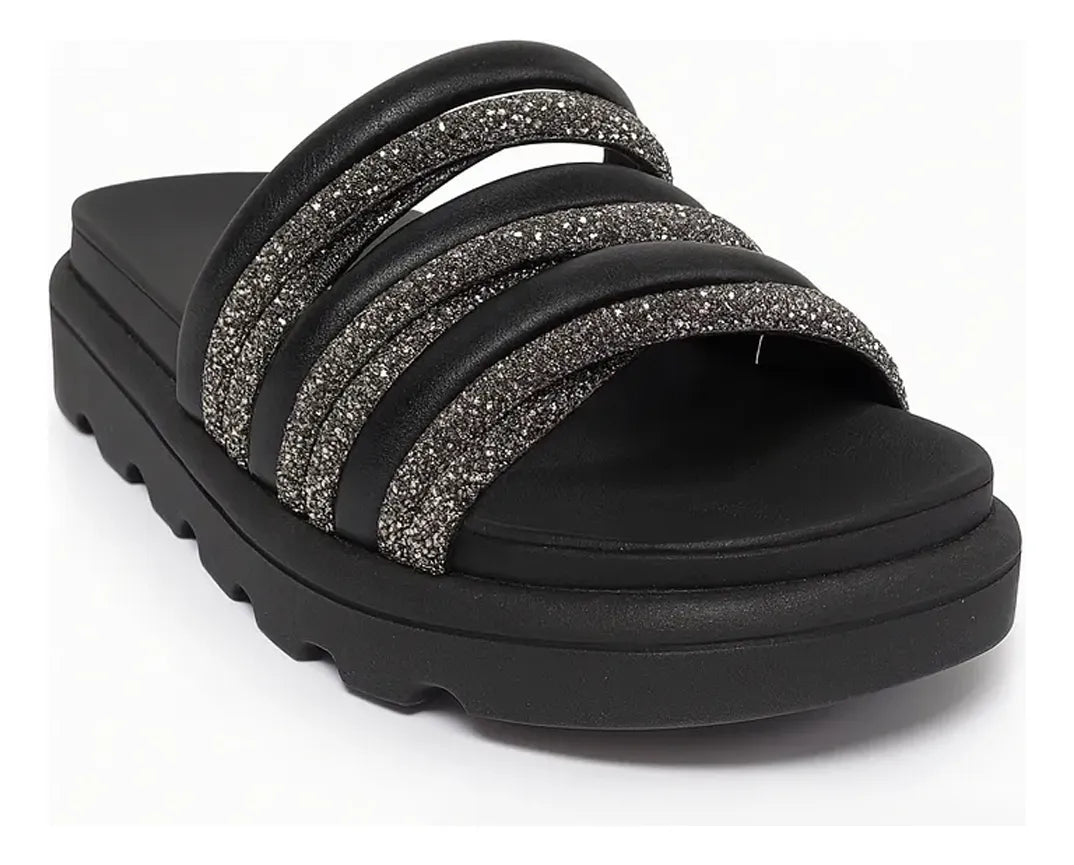 Chatas Vizzano Mujer Sandalias Confort Brillos