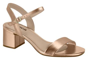 Sandalia Moleca Brillo Italia – Taco 4 cm – Brillo Metalizado