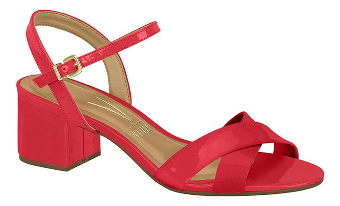 Sandalia Vizzano Verniz Premium – Taco 5 cm – Charol Brillante