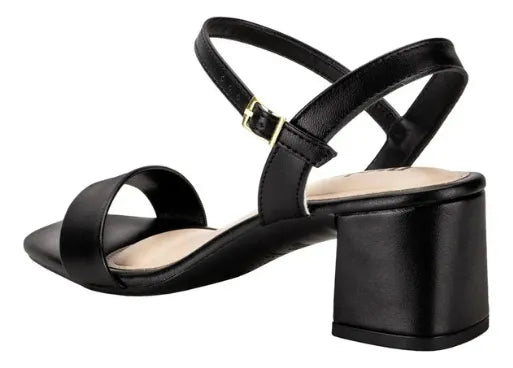 Sandalia Moleca Glam Nancy – Taco 4 cm – Brillo Metalizado