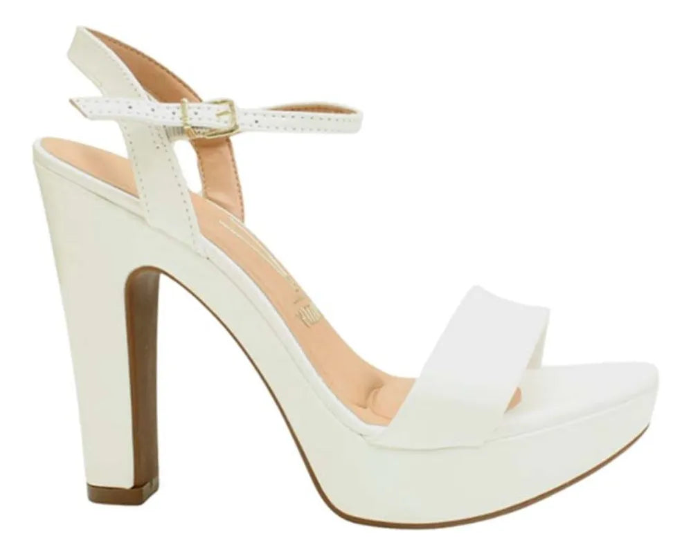 Sandalia Vizzano Verniz Premium Gala – Taco 12 cm – Charol Brillante