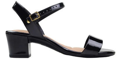 Sandalia Beira Rio Verniz Premium – Taco 5 cm – Charol Brillante