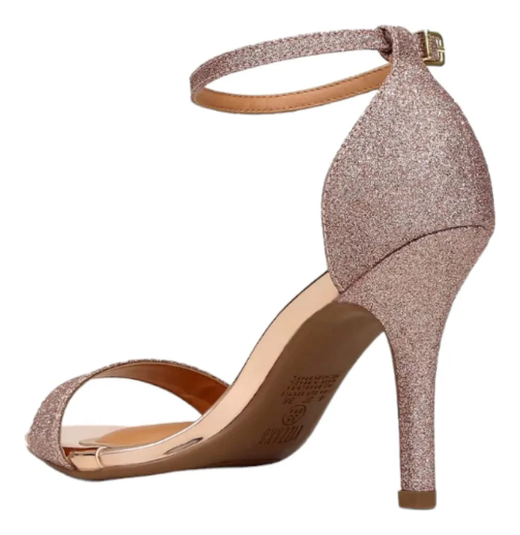 Sandalia Vizzano Shine Glamour – Taco 10 cm – Brillo Metalizado