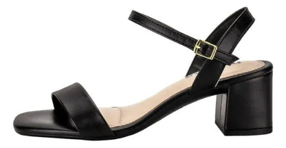 Sandalia Moleca Glam Nancy – Taco 4 cm – Brillo Metalizado