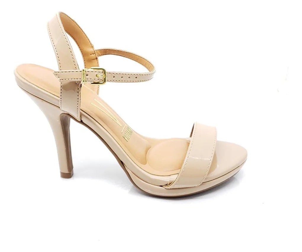 Sandalia Vizzano Verniz Premium – Taco 10 cm – Charol Brillante de Fiesta
