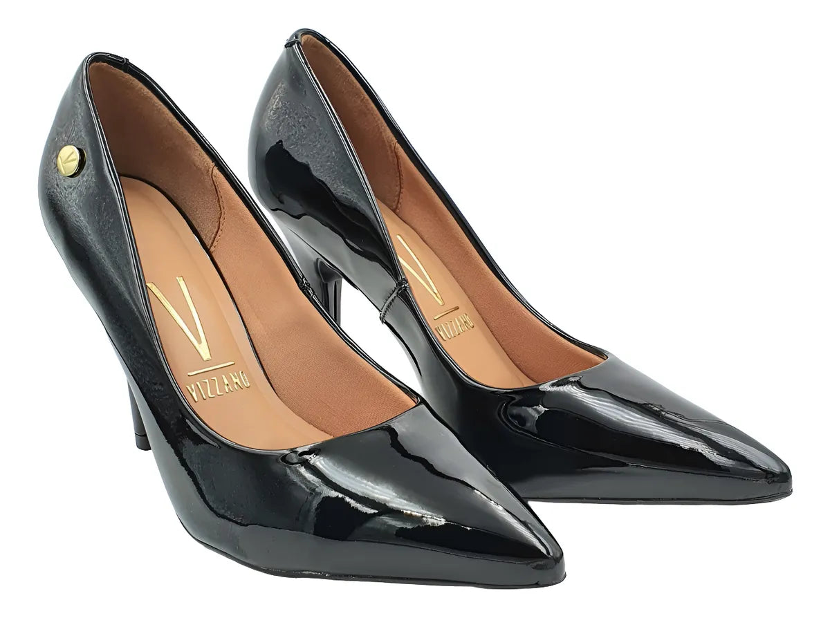 Stiletto Vizzano Verniz Premium – Taco 9 cm – Importado