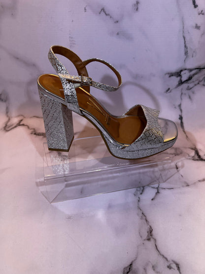 Sandalia Vizzano Gala Tecido Metal Florença – Tacón 10 cm – Brillo Metalizado